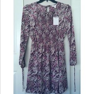 Lauren Conrad dress, new with tags, maroon floral!